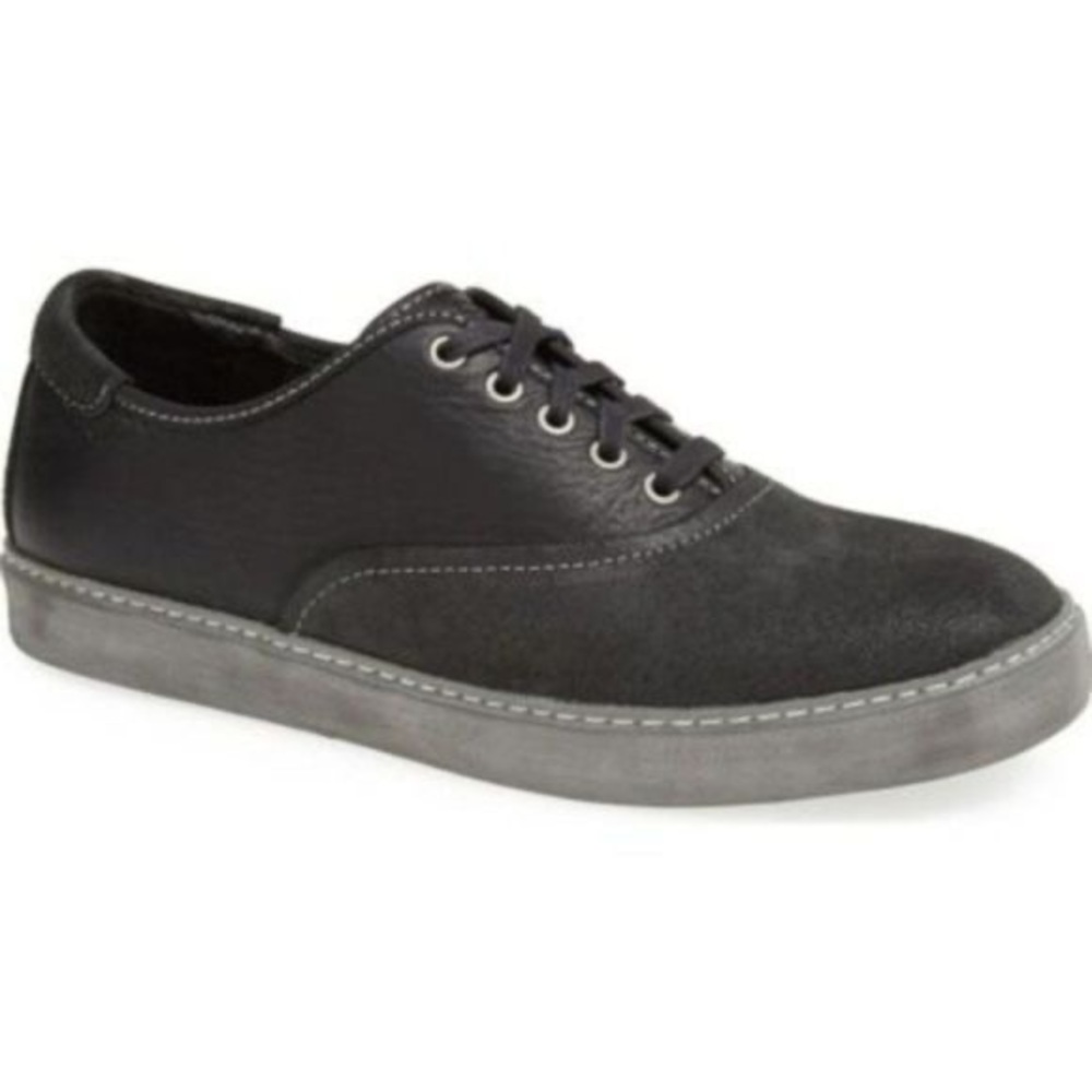 UGG Men’s Garrick Black Suede & Leather Shoes | Size 9 | GUC